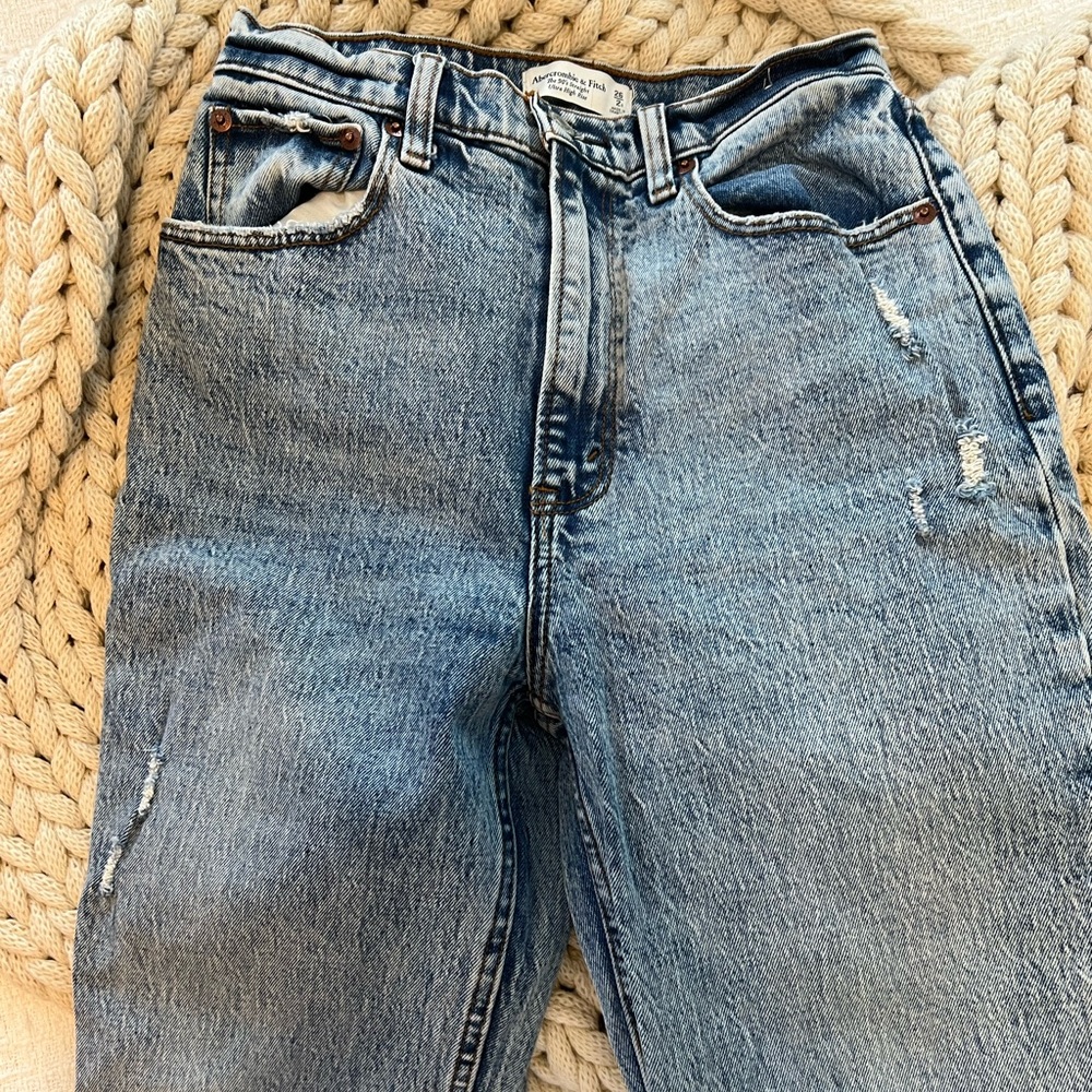 Abercrombie dark wash jean